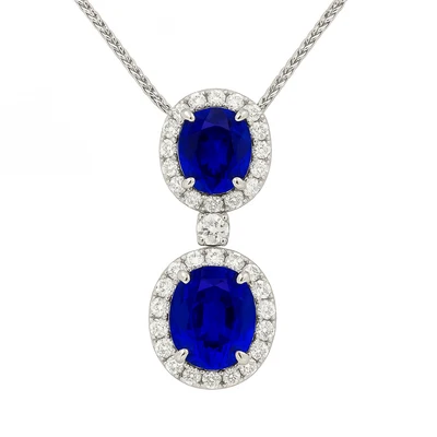 18W 2.79TW BLU SAPP 0.30TW GHSI2 NECKLACE