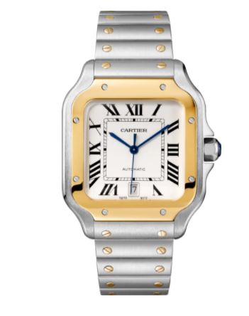 CARTIER SANTOS SS/18Y LARGE MODEL