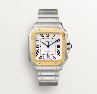 CARTIER SANTOS SS/18Y LARGE MODEL - W2SA0009