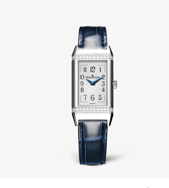 JAEGER REVERSO ONE MONOFACE DIA CASE BLUE STRAP