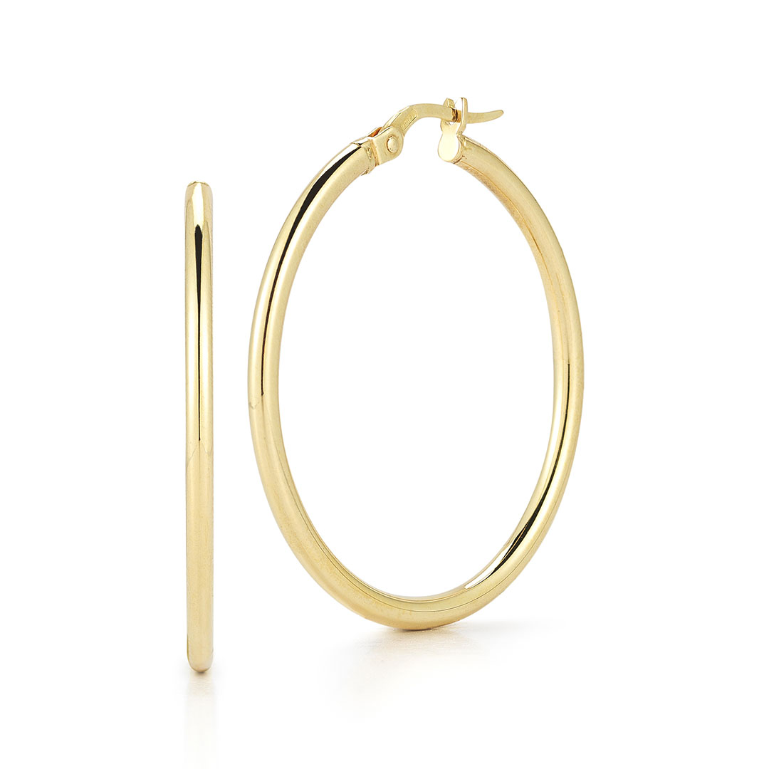 Roberto Coin 18K Yellow Gold Perfect Hoop Earrings