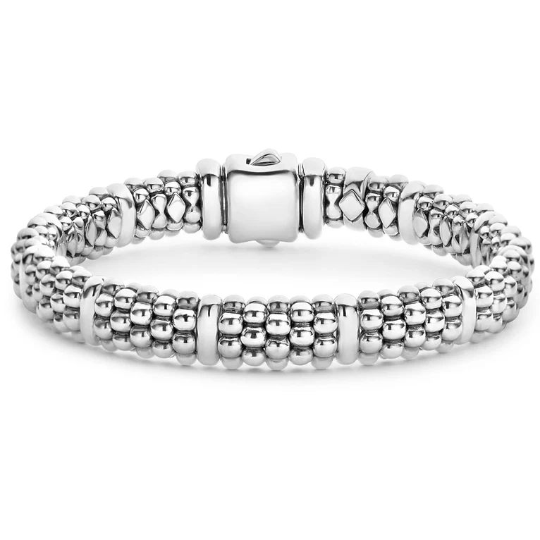 LAGOS Sterling Silver Signature Caviar Bracelet
