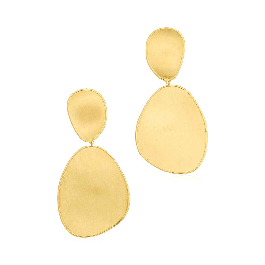 Marco Bicego 18K Yellow Gold Lunaria Collection Earrings