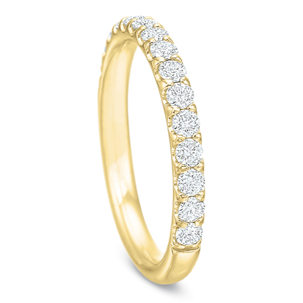 Precision Set 18K Yellow Gold Diamond Band - 627418Y
