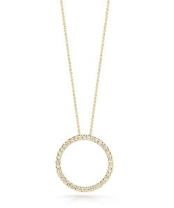 Roberto Coin 18k Yellow Gold Circle Necklace
