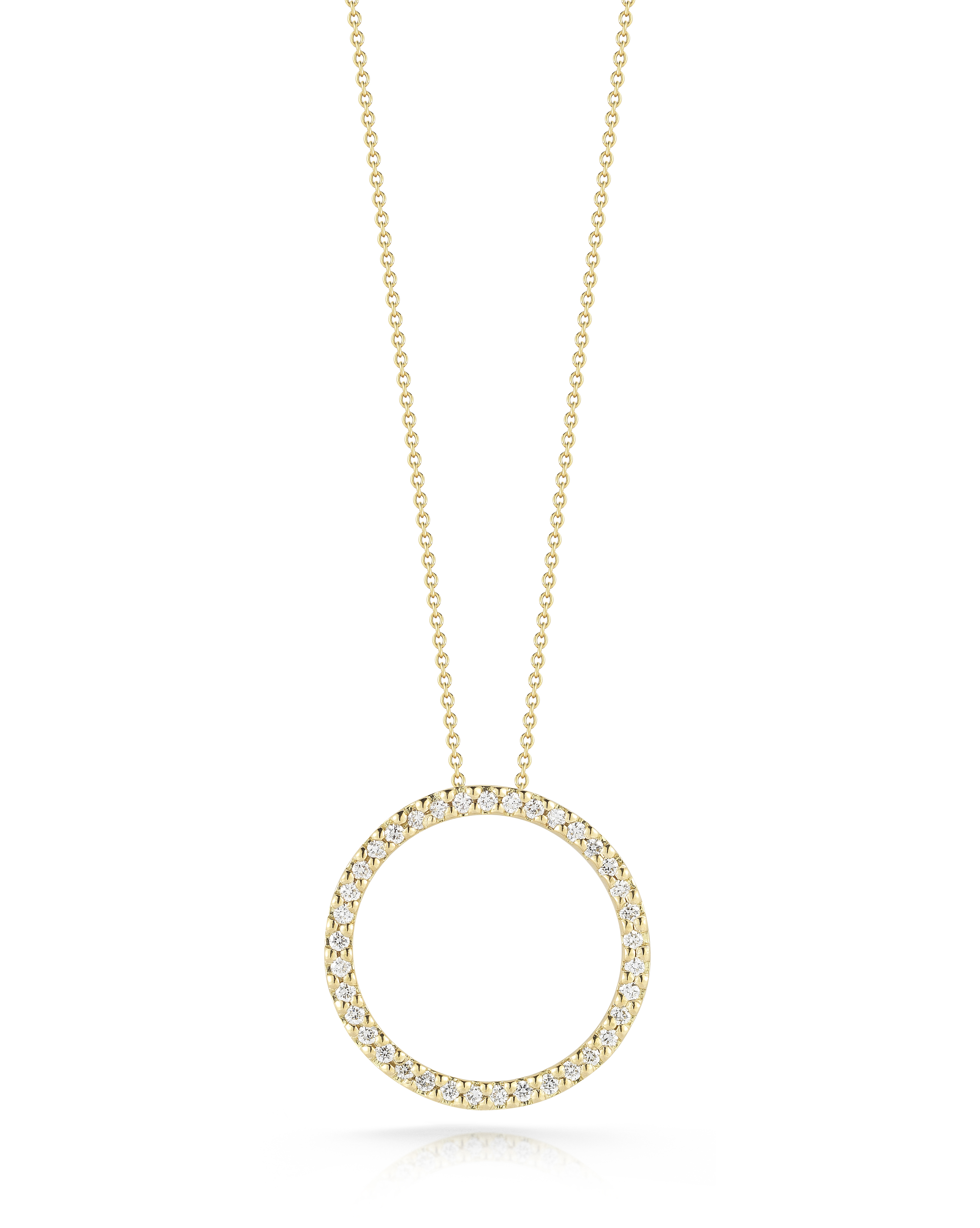 Roberto Coin 18k Yellow Gold Circle Necklace