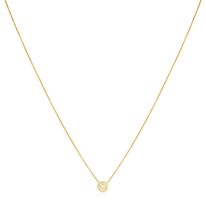 Roberto Coin 18K Yellow Gold and Diamond Necklace