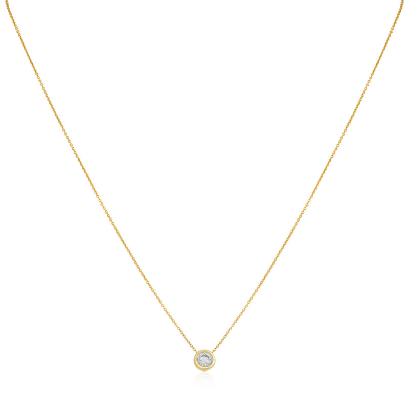 Roberto Coin 18K Yellow Gold Diamond Necklace