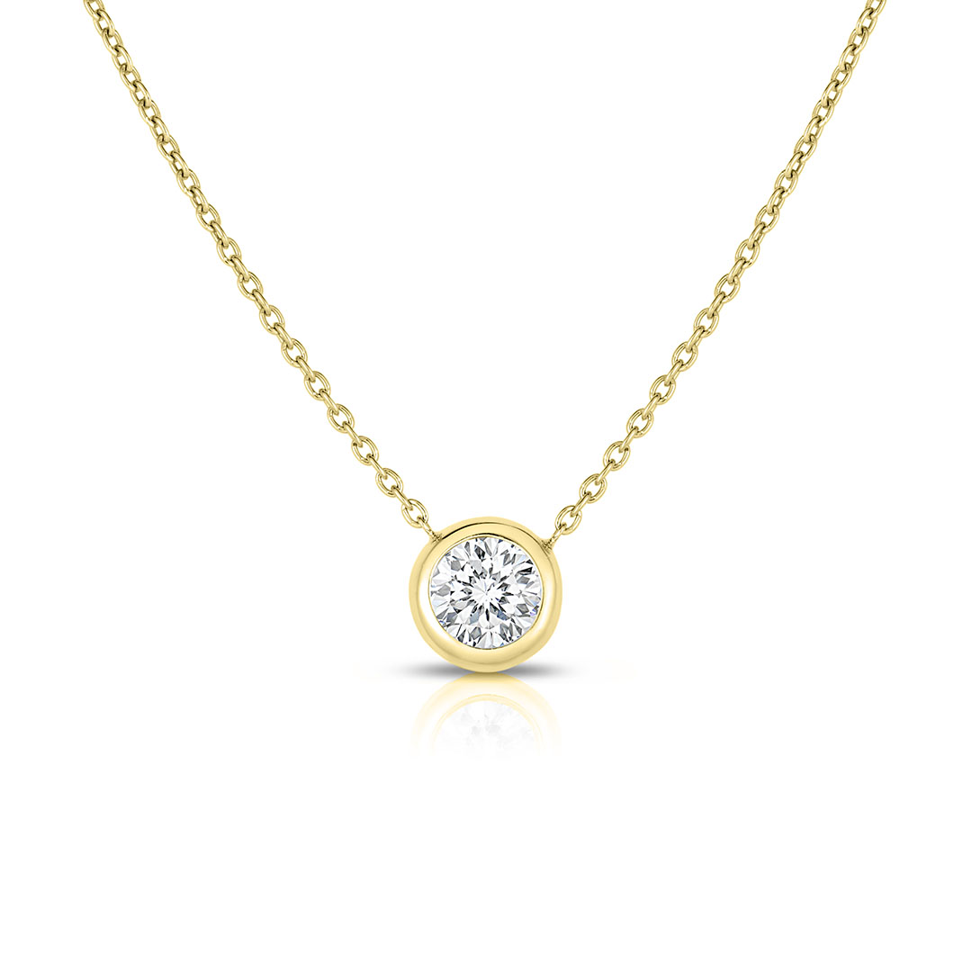 Roberto Coin 18K Yellow Gold Diamond Necklace - 411