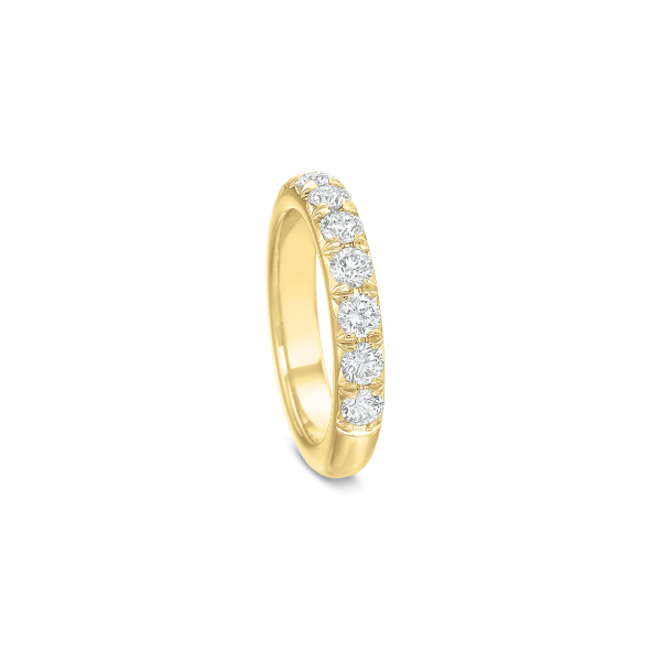 Precision Set 18K Yellow Gold Diamond Band - 623428Y