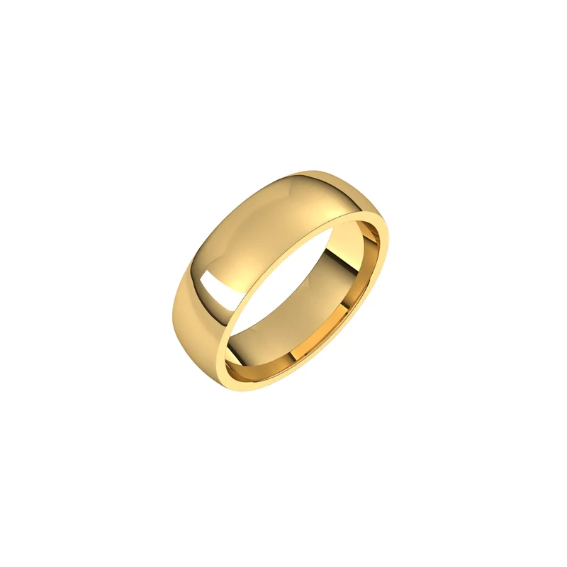 14K Yellow Gold Light Comfort Fit Ring