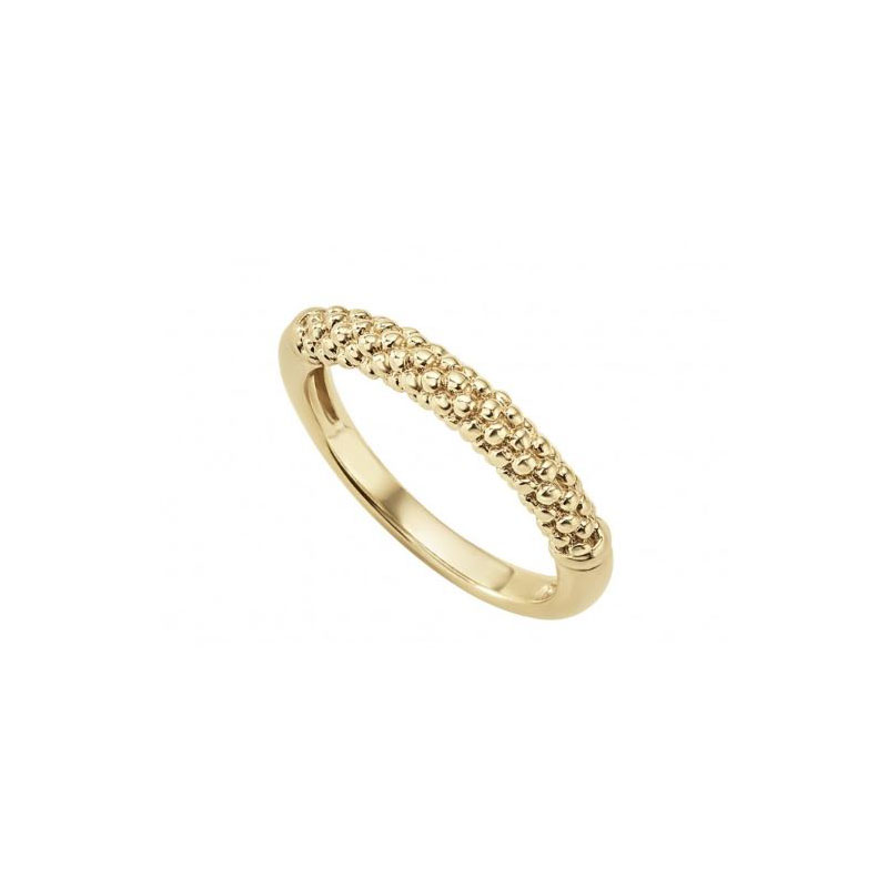 LAGOS 18K Yellow Gold Caviar Band
