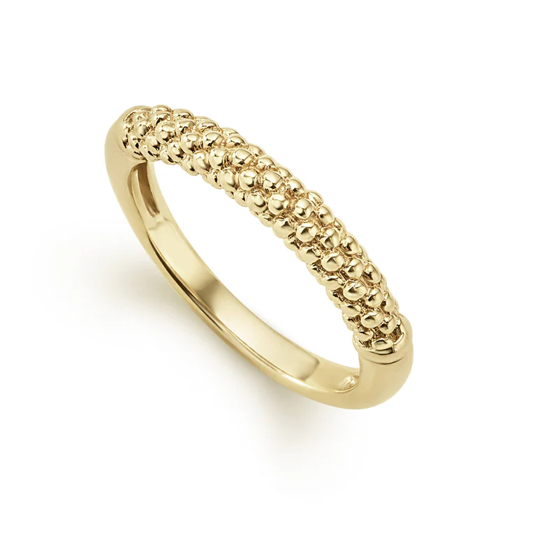 LAGOS 18K Yellow Gold Caviar Band - 03-10172-7