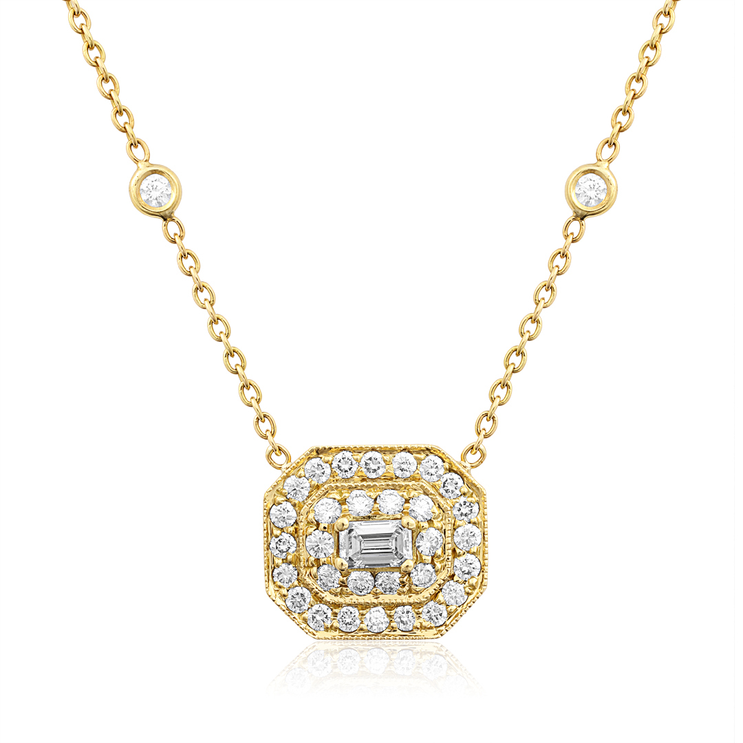 Penny Preville 18K Yellow Gold Diamond Necklace