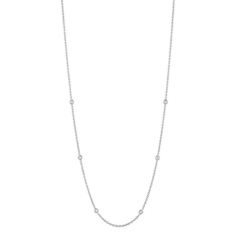 Penny Preville 18K White Gold Diamond Necklace