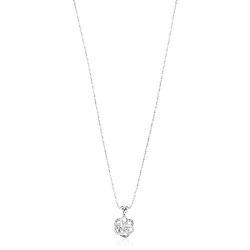 Lagos Sterling Silver Love Knot Collection Necklace