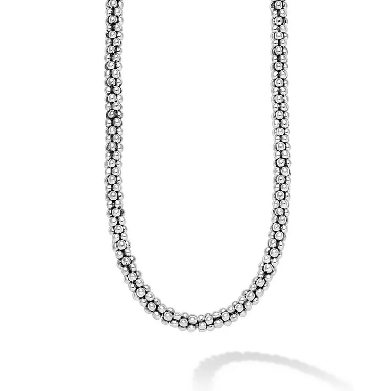 LAGOS Sterling Silver Signature Caviar Necklace