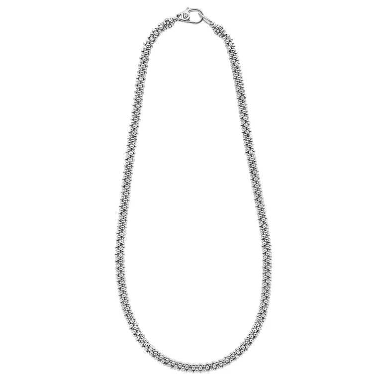 LAGOS Sterling Silver Signature Caviar Necklace