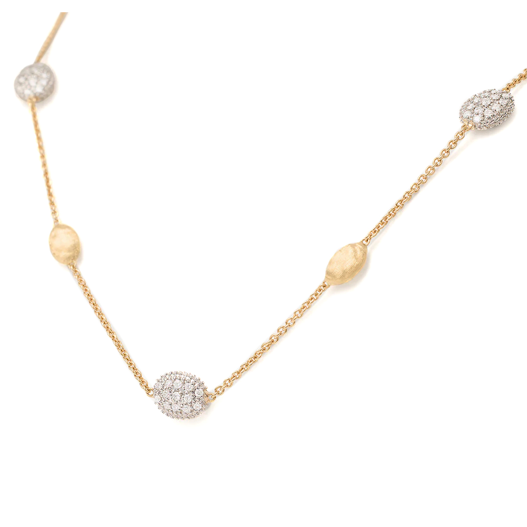 Marco Bicego 18K Yellow Gold Siviglia Diamond Necklace