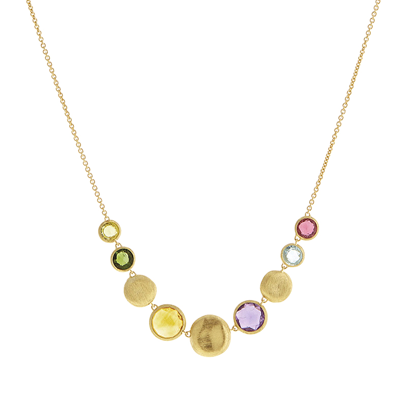 Marco Bicego 18K Yellow Gold Jaipur Mixed Stone Necklace