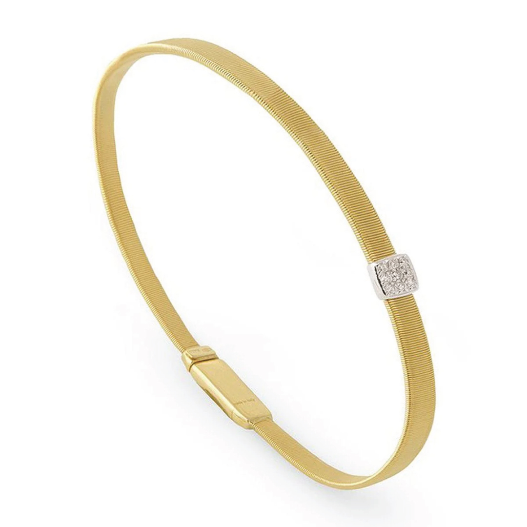 18K Yellow and White Gold Masai Collection Diamond Bracelet