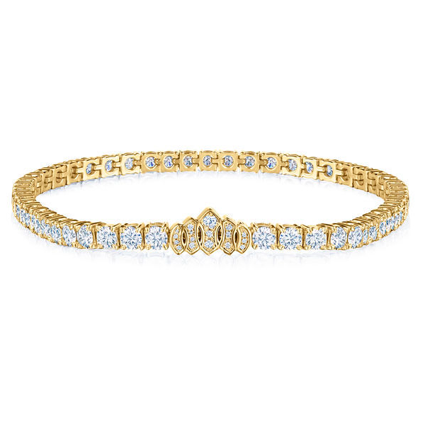 Kwiat 18K Yellow Gold Tiara Diamond Line Bracelet