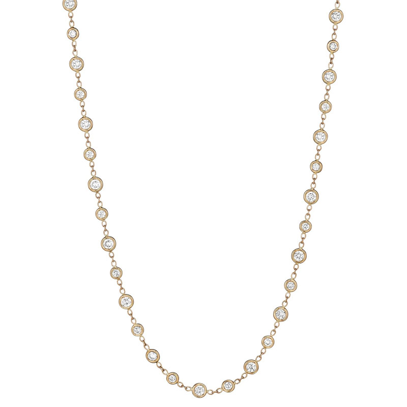 Penny Preville 18K Rose Gold and Diamond Necklace