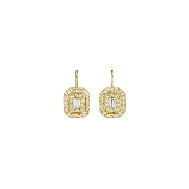 Penny Preville Yellow Gold Diamond Earrings