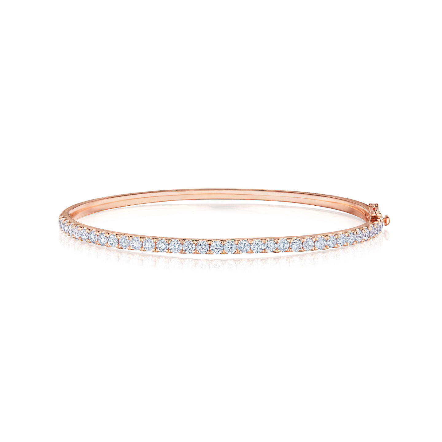 Kwiat 18K Rose Gold Stackable Diamond Bangle