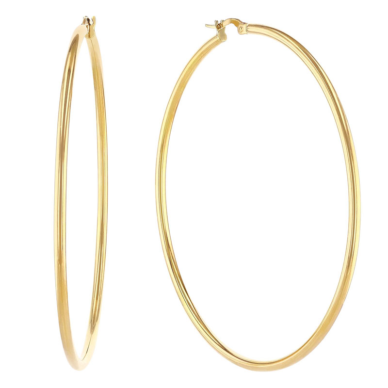 Roberto Coin 18K Yellow Gold Hoop Earrings