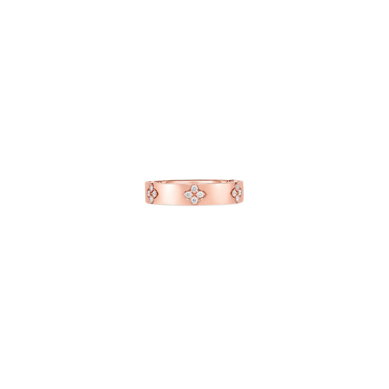 Roberto Coin 18K Rose Gold Verona Collection Diamond Band