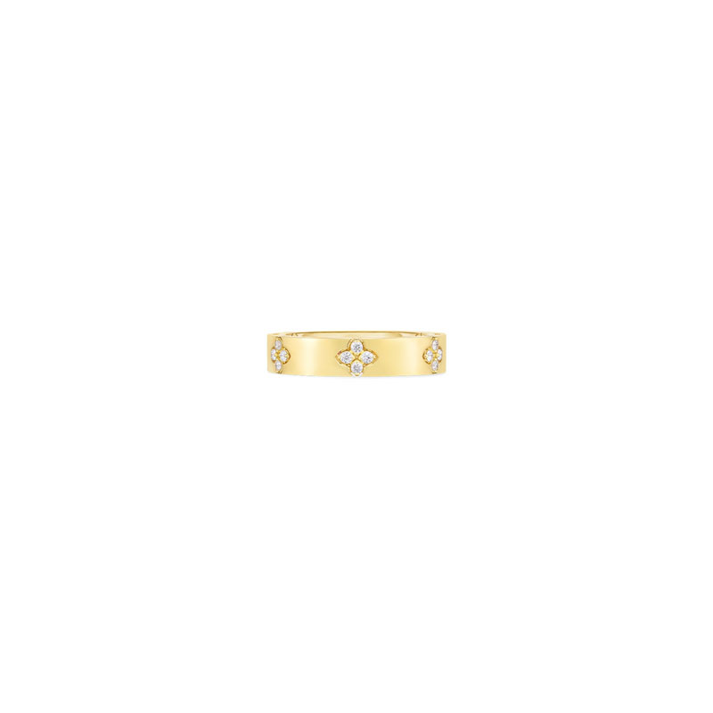 Roberto Coin 18K Yellow Gold Verona Collection Diamond Band