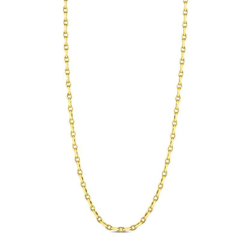 Roberto Coin 18K Yellow Gold Almond Link Necklace