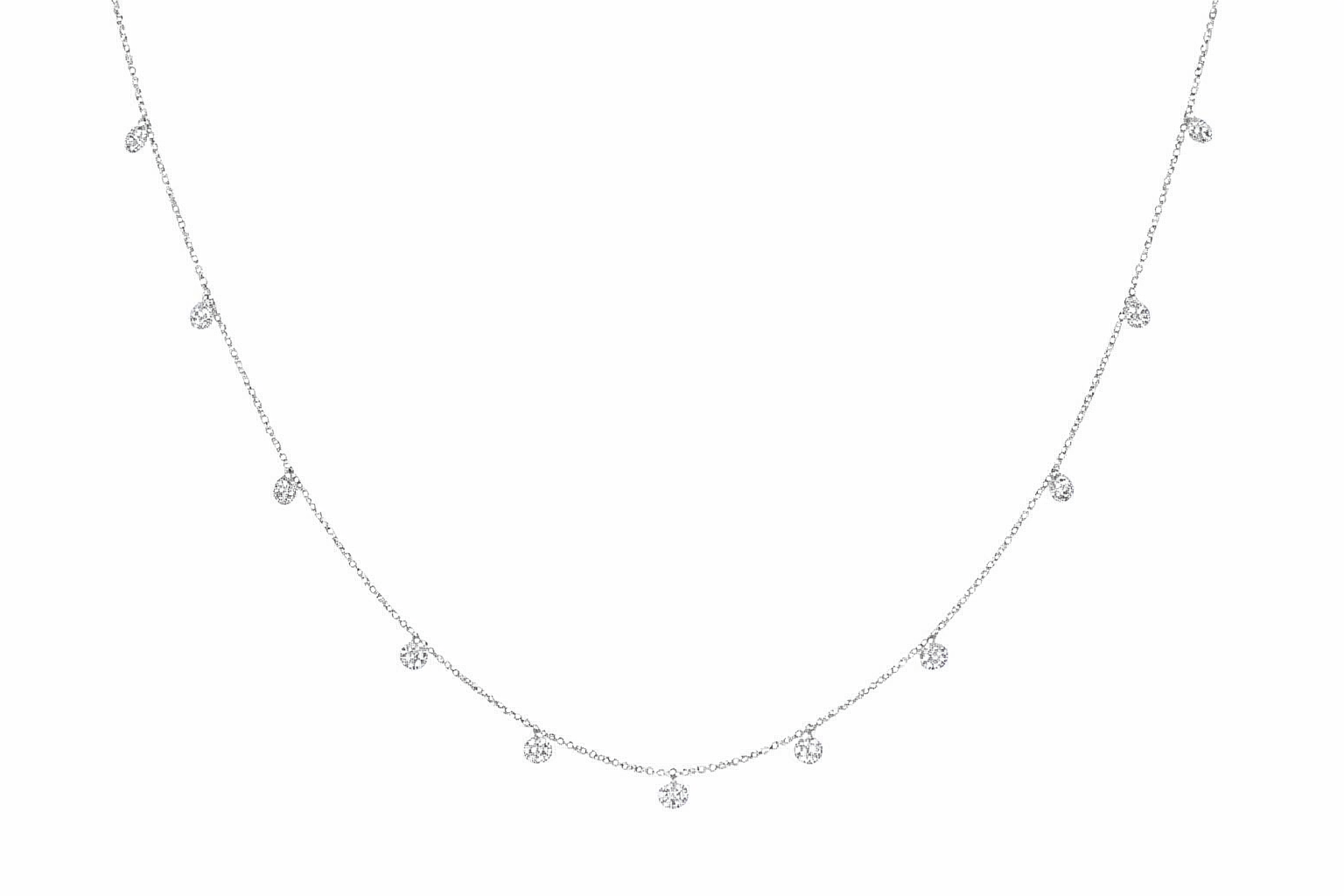 Penny Preville 18K White Gold Diamond Necklace