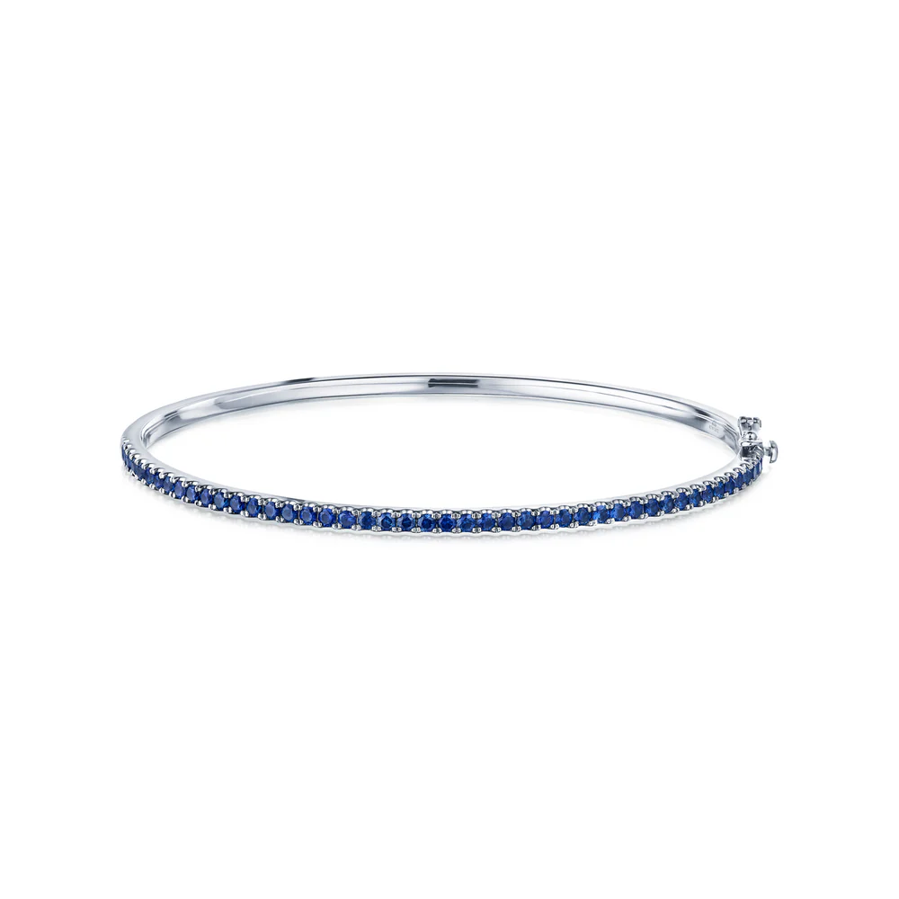 Kwiat 18K White Gold Stackable Sapphire Bracelet