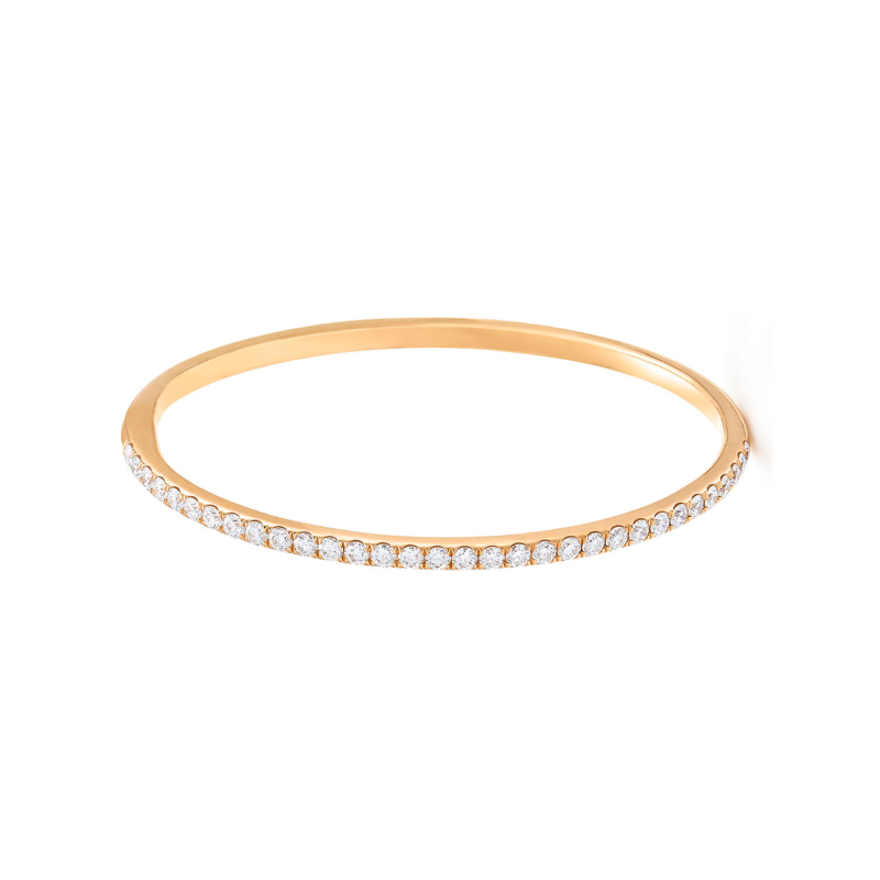 Kwiat 18K Yellow Gold Stackable Diamond Bangle Bracelet - 574