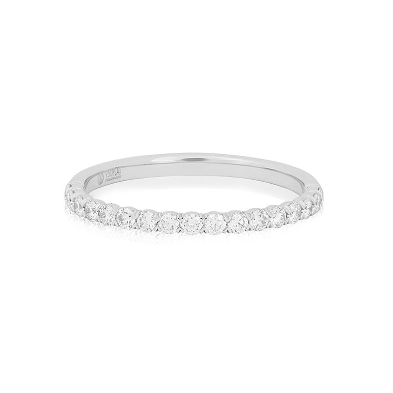 Precision Set Platinum Diamond Band - 649