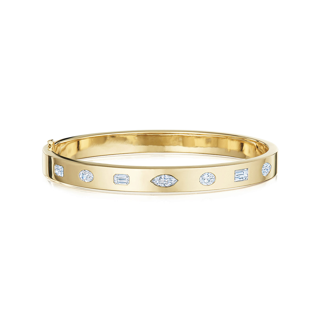 Kwiat 18K Yellow Gold Stackable Collection Diamond Bracelet