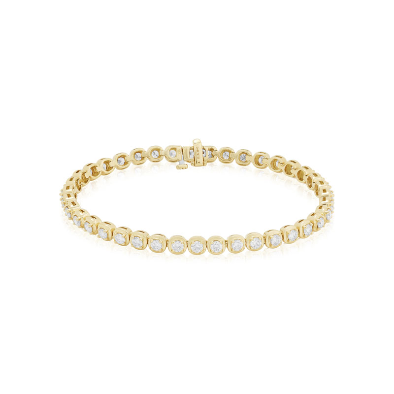 18K Yellow Gold Diamond Bracelet