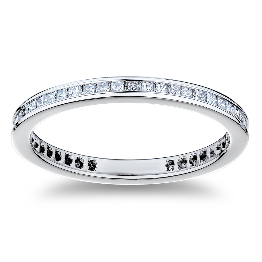 Platinum Diamond Eternity Band