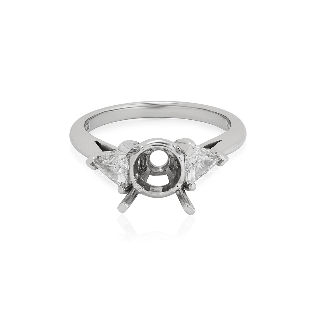 Platinum and Diamond Semi-Mounting - 9137PLT
