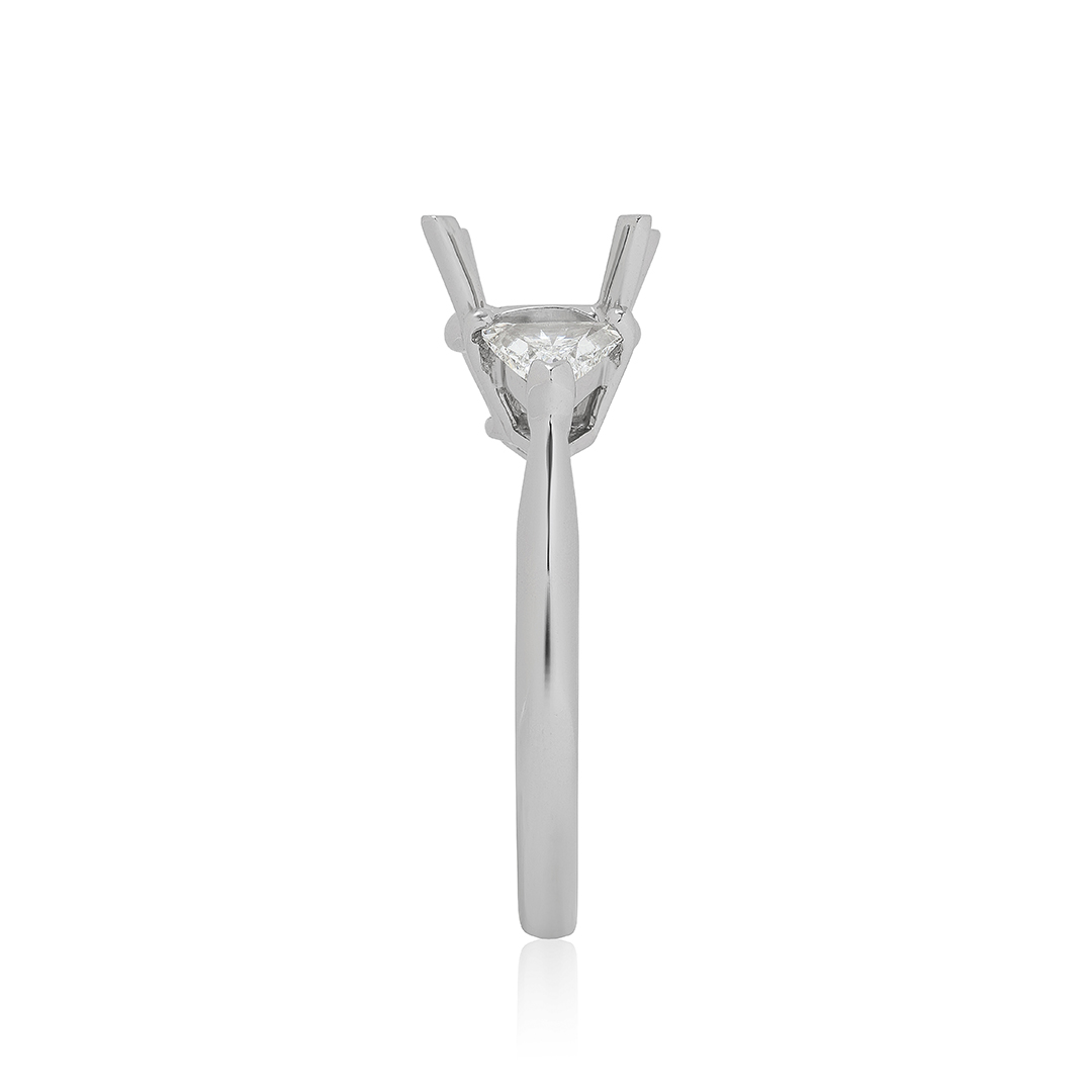 Platinum and Diamond Semi-Mounting