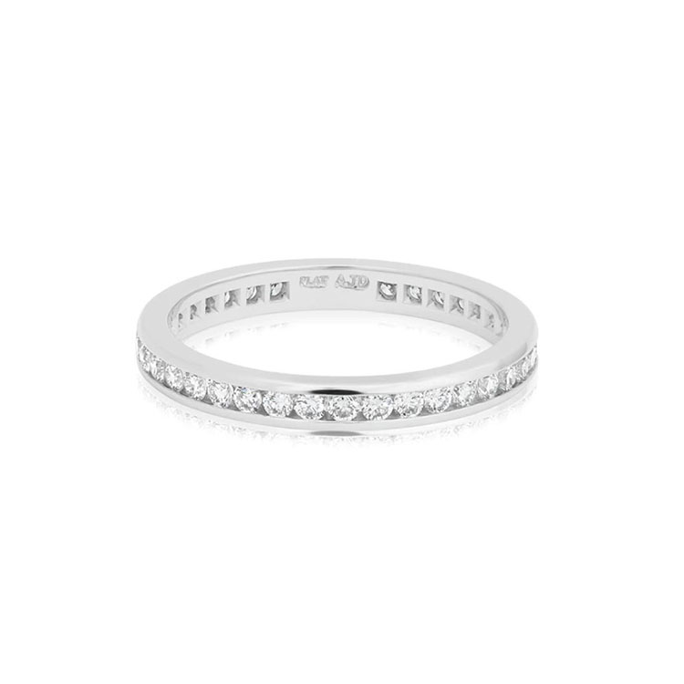 Platinum and Diamond Eternity Band