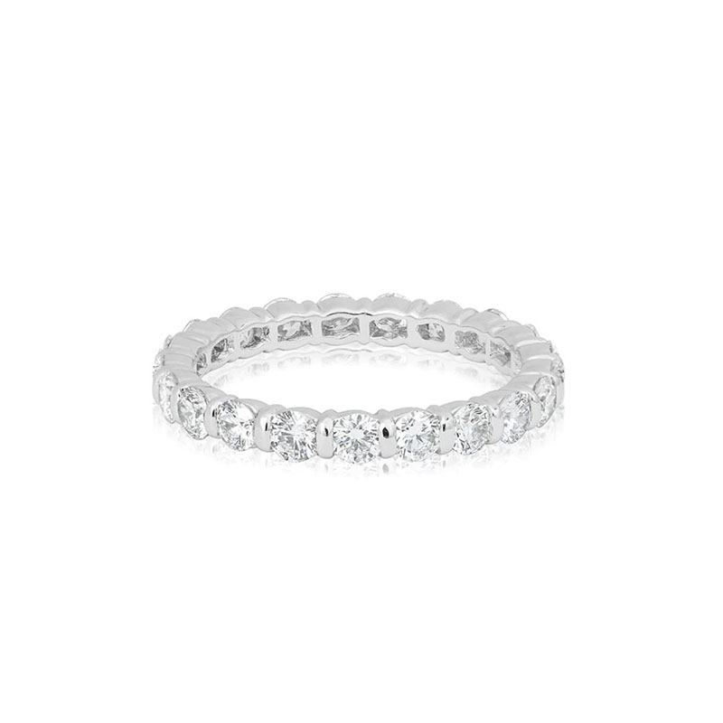 Platinum and Diamond Eternity Band