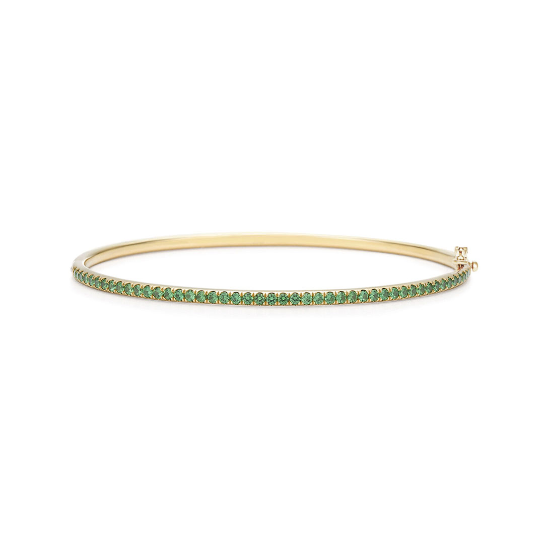 Kwiat 18K Yellow Gold Stackable Tsavorite Bracelet - 691