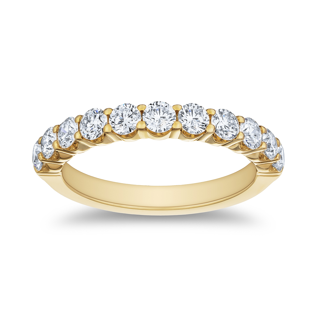 18K Yellow Gold Wedding Band
