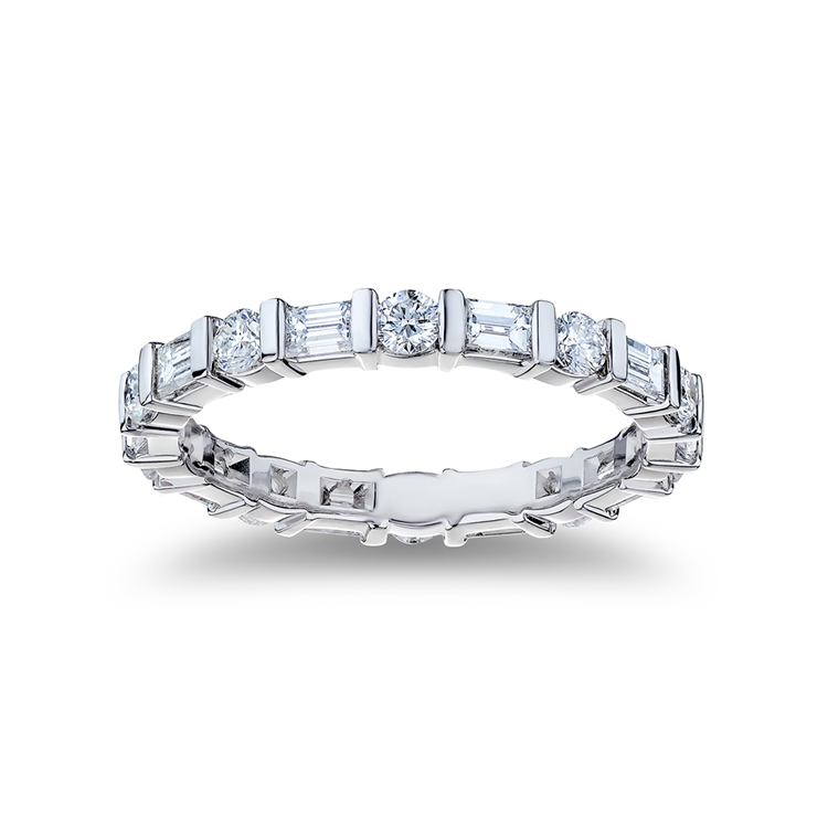 Platinum Diamond Eternity Band
