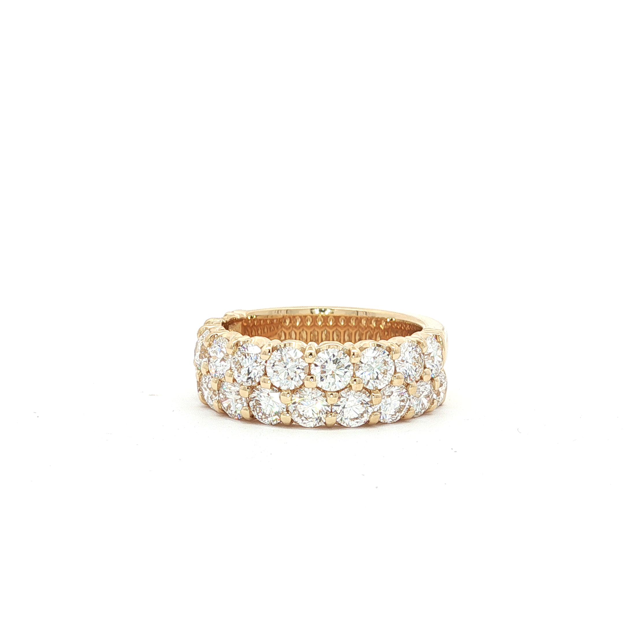 18K Yellow Gold Diamond Band