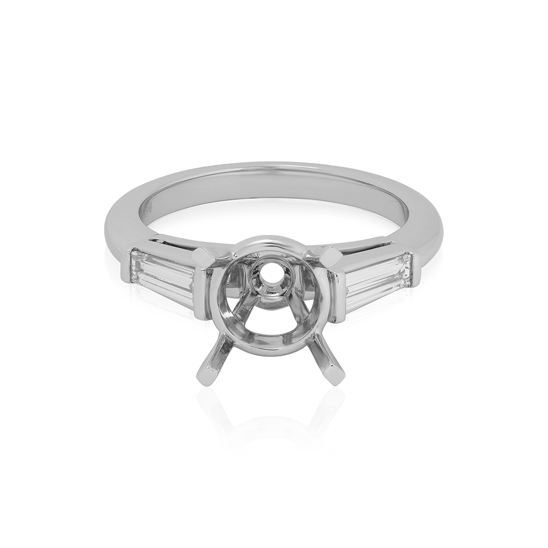 Platinum and Diamond Semi Mounting - 9577PLT