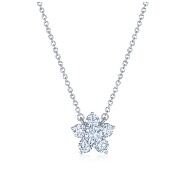 Kwiat 18K White Gold Diamond Necklace